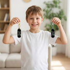 LED Digital Hanging Pocket Watch, Portable Waterproof Carabiner Watch, Luminous Display Fob Watch for Kids & Adults