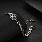 Personalized Heat Activated Magic Bracelet, Custom Hidden Photo Bracelet, Sentimental Memorial Gift for Men & Women