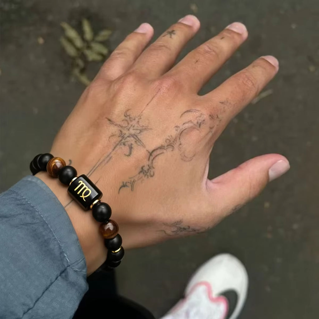 12 Zodiac Constellation Bracelet for Men & Women, Aries Virgo Leo Libra Charm Bangle, Friendship Jewelry