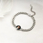 Personalized Heat Activated Magic Bracelet, Custom Hidden Photo Bracelet, Sentimental Memorial Gift for Men & Women