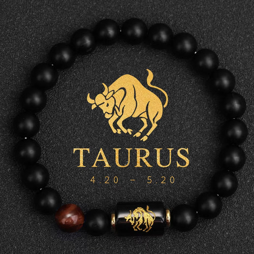12 Zodiac Constellation Bracelet for Men & Women, Aries Virgo Leo Libra Charm Bangle, Friendship Jewelry