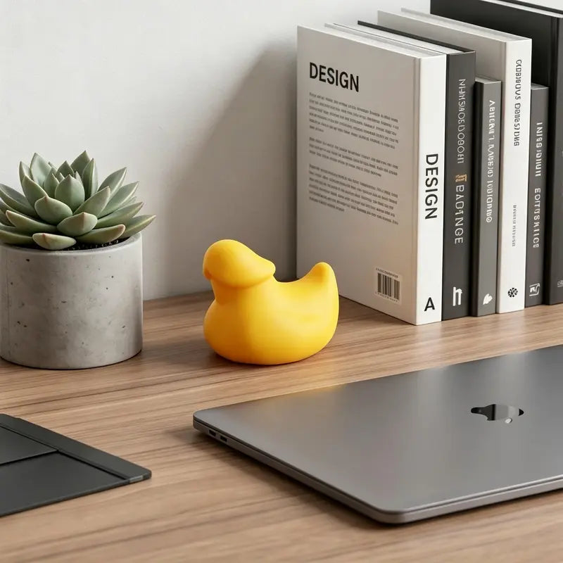 4 Pack Mini Squeeze Quack Ducks, Funny Car Dashboard Accessories, Prank Toys for 4x4 Off-Road Enthusiasts, Cute Office Desk Decor & Bath Toys
