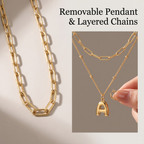 2 Pack Gold Bubble Initial Necklaces for Women, Personalized A-Z Alphabet Pendant Set, Summer Fashion Jewelry for Parties & Birthday Gifts